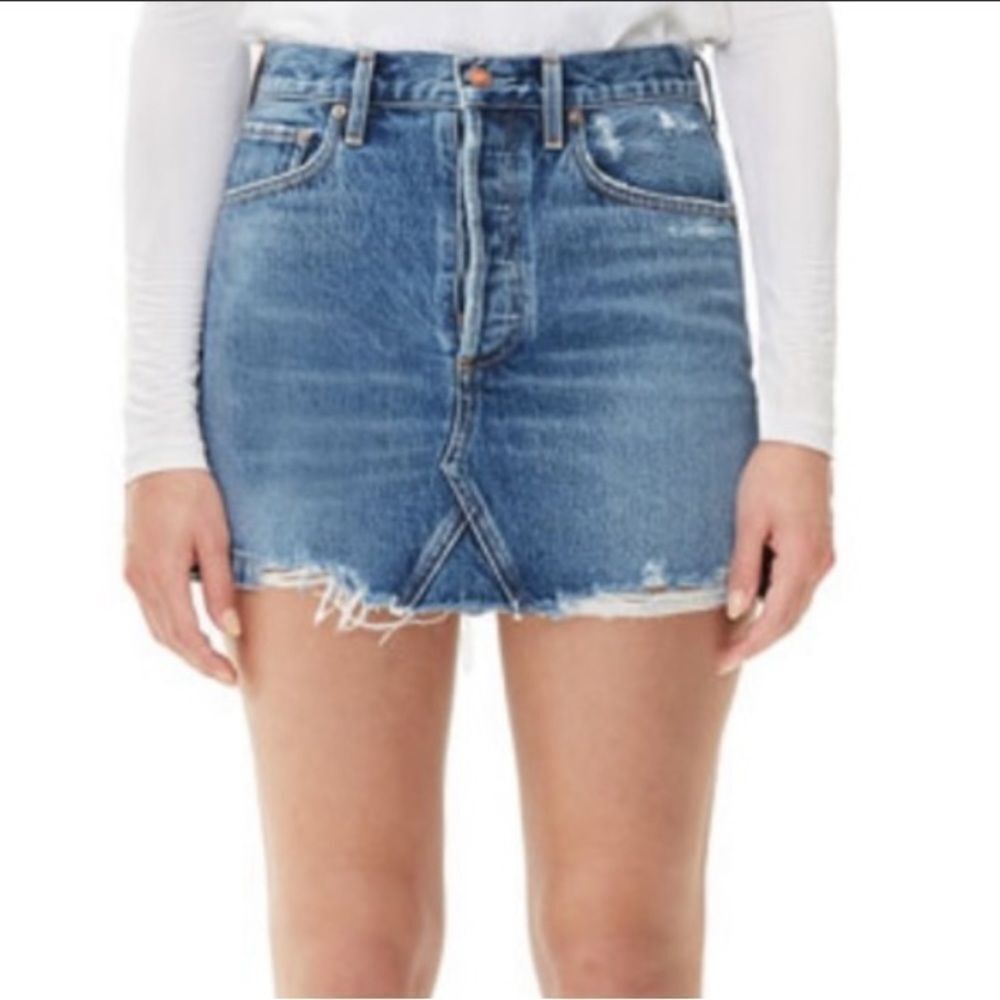 Agolde Quinn Jean Skirt Size 25 in Swapmeet